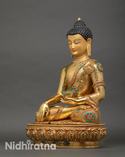 Shakyamuni Buddha Statue | Traditional Newari Craftsmanship