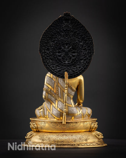 Shakyamuni Buddha Statue | Sacred Copper Art from Nepal