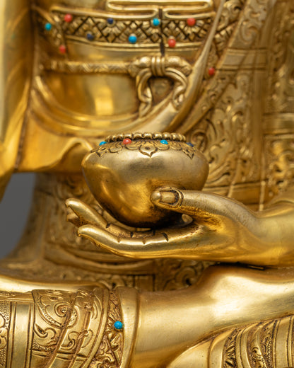Shakyamuni Buddha Statue | Handcrafted Buddhist Altar