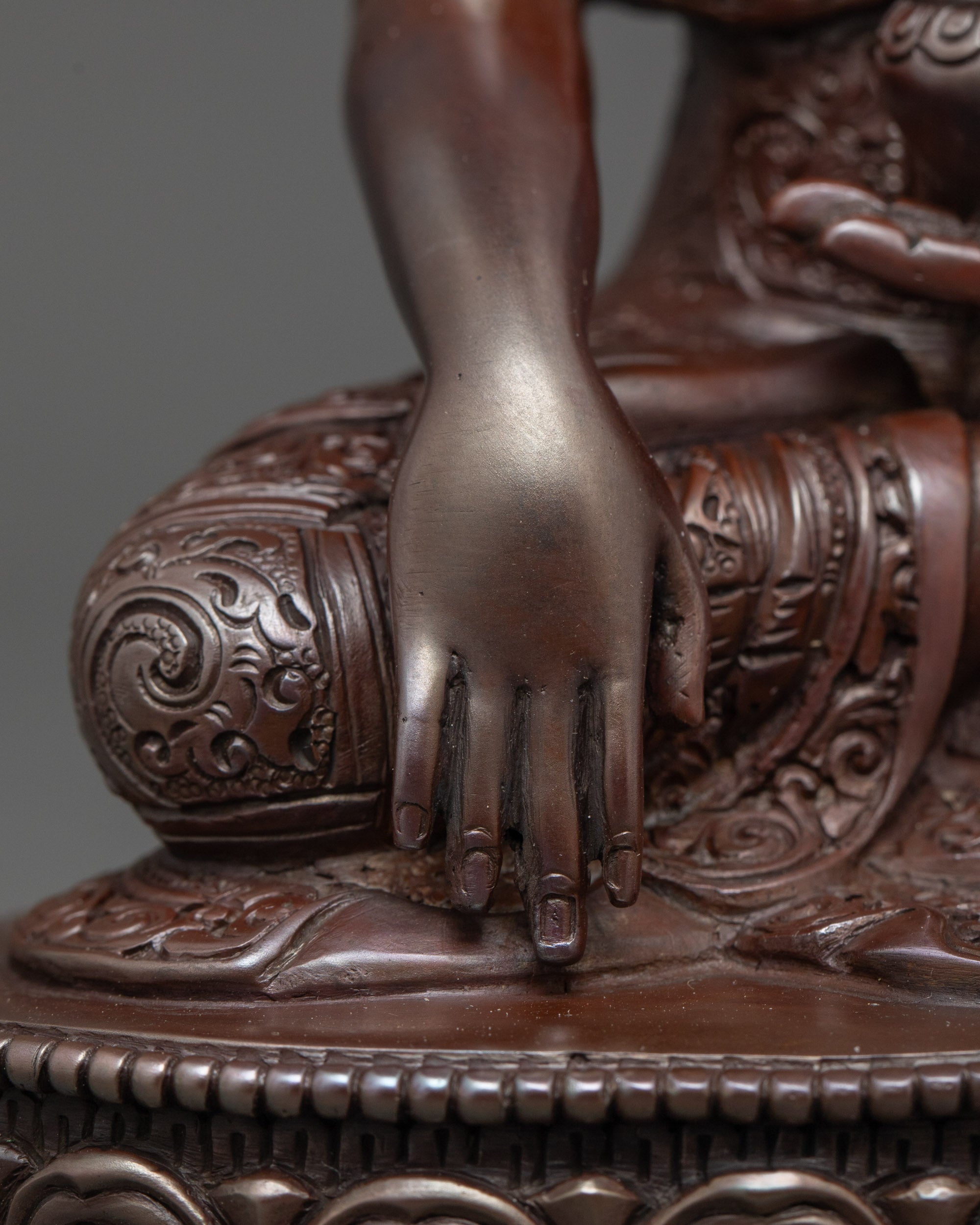 Oxidized Three Buddha Set | Shakyamuni, Amitabha & Medicine Statues