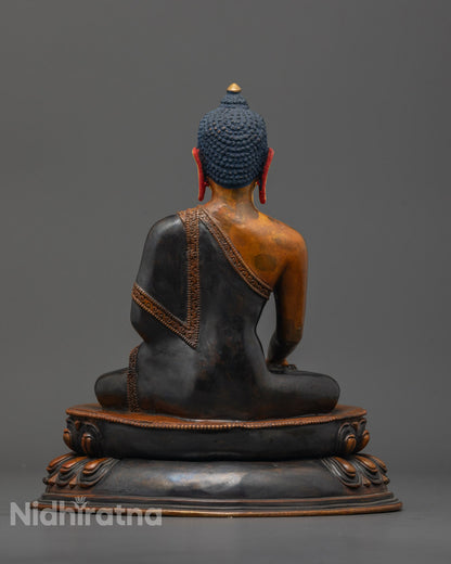 Tibetan Shakyamuni Buddha Sculpture |  Theravāda Buddha of Wisdom