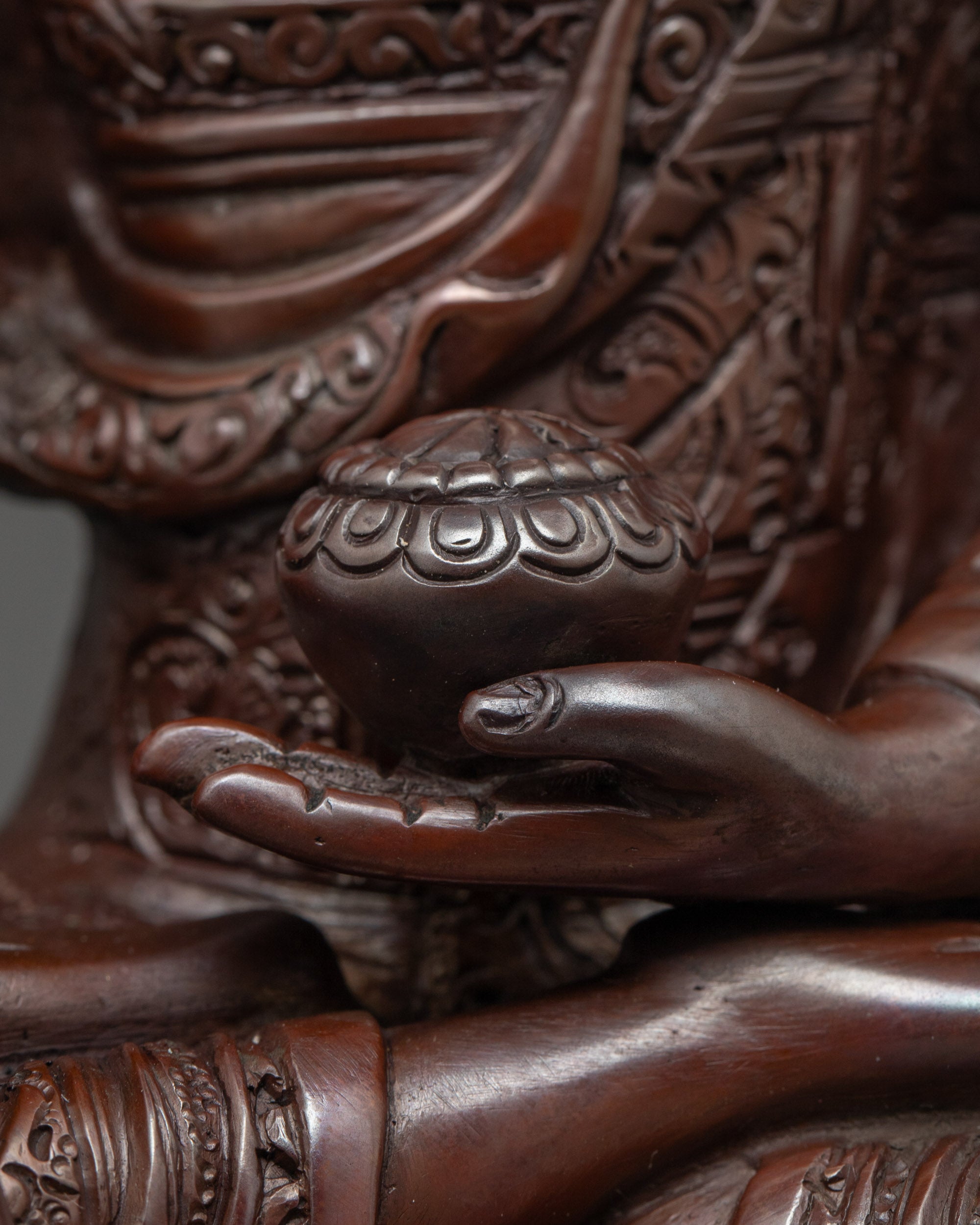 Oxidized Three Buddha Set | Shakyamuni, Amitabha & Medicine Statues
