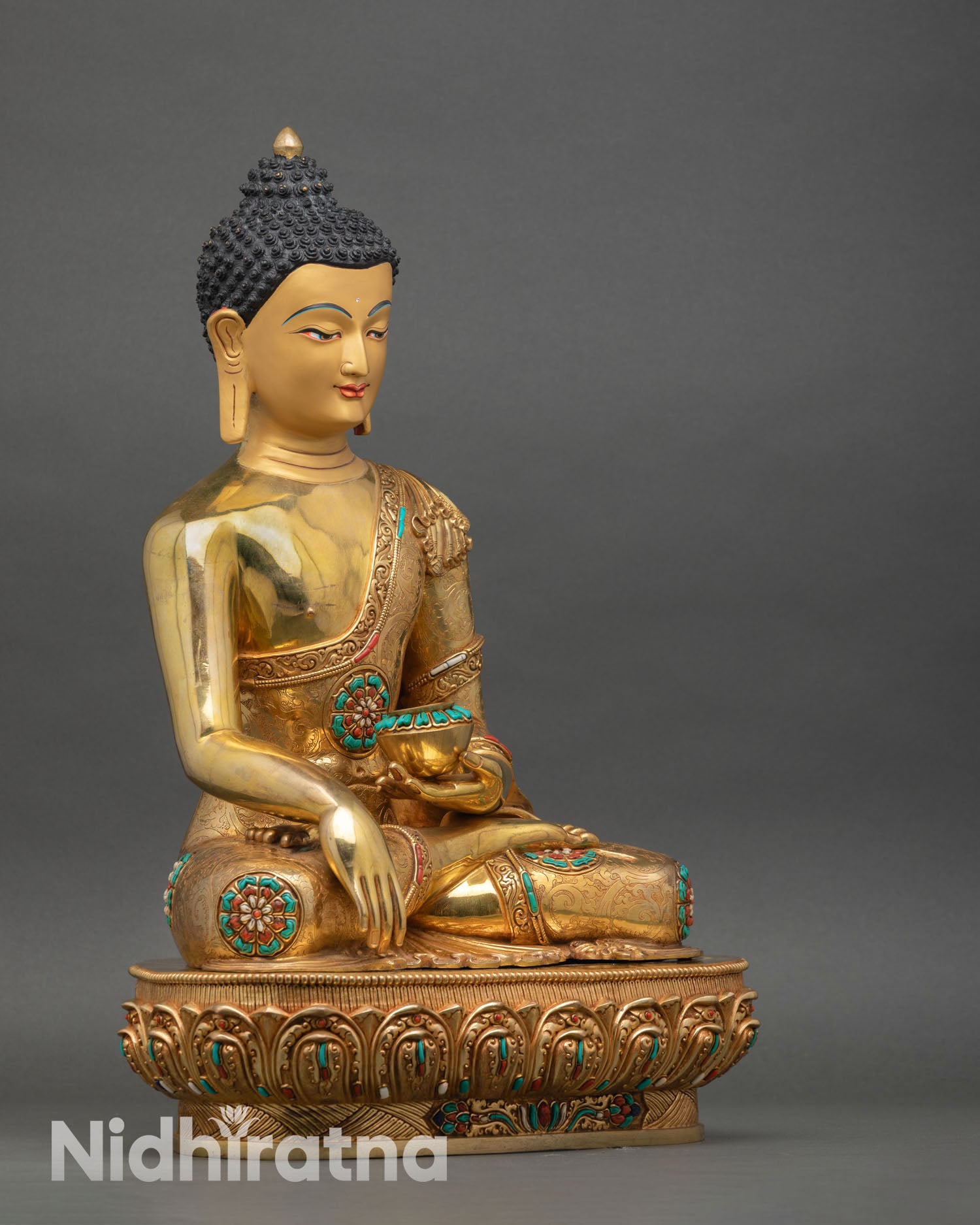 Shakyamuni Buddha Statue | Traditional Newari Craftsmanship
