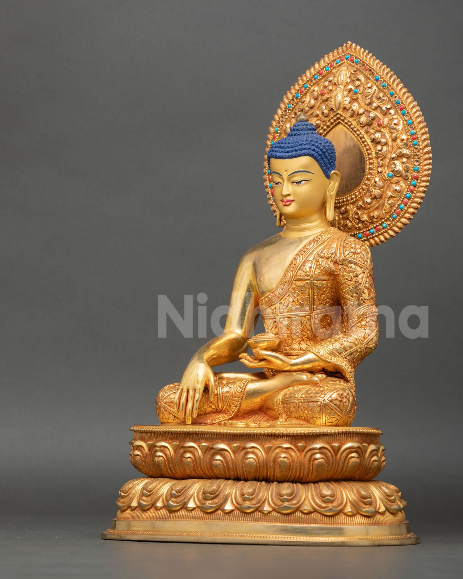 Shakyamuni Buddha | Sacred Meditation Copper Statue from Nepal