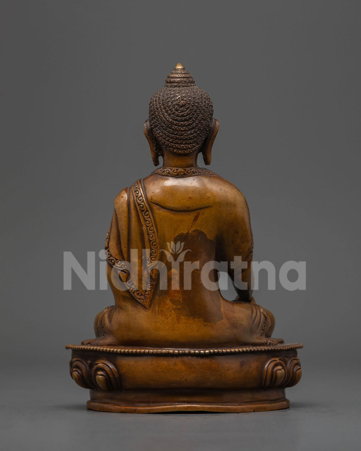 Oxidized Shakyamuni Buddha Statue | Mindfulness and Meditation
