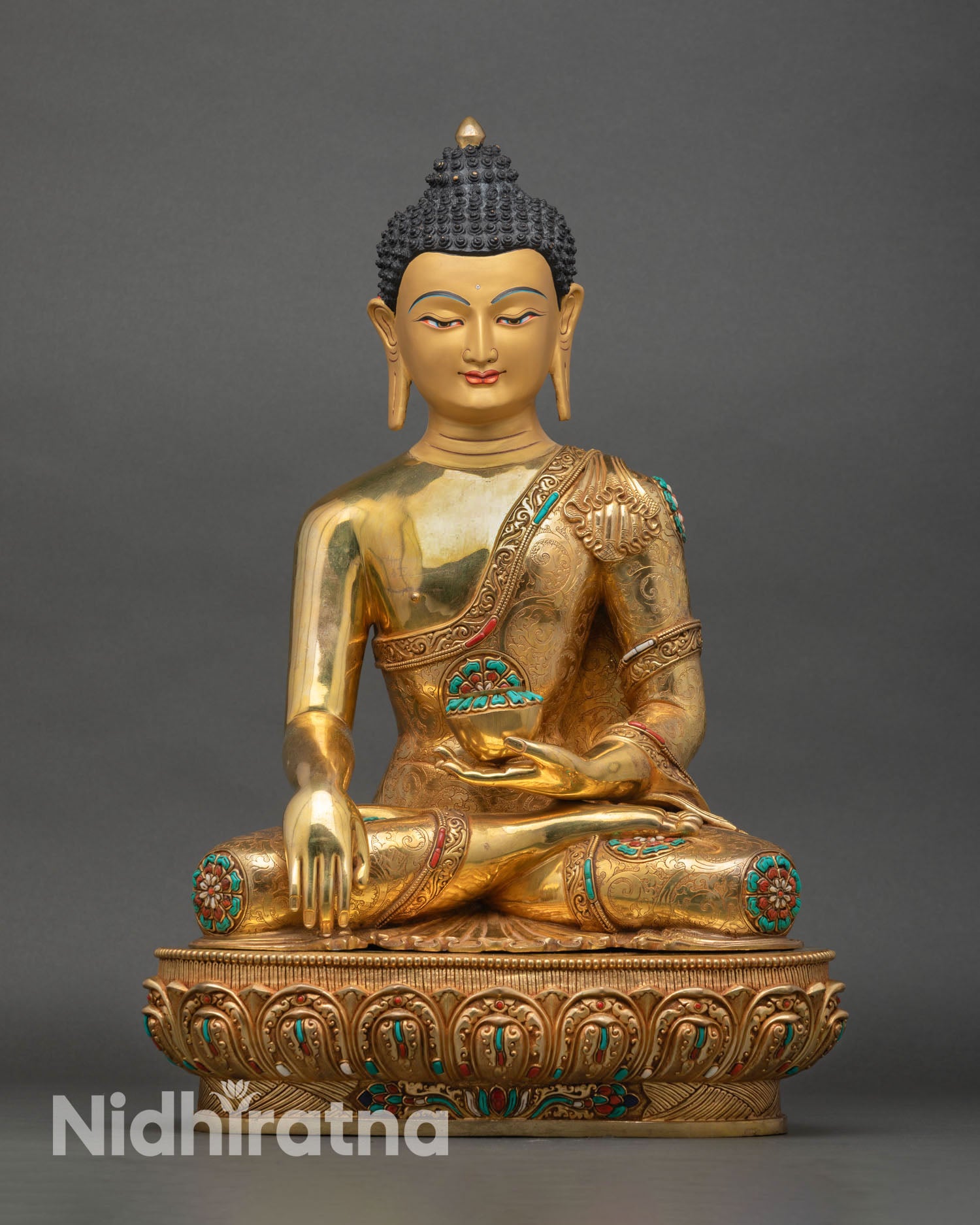 Shakyamuni Buddha Statue | Traditional Newari Craftsmanship