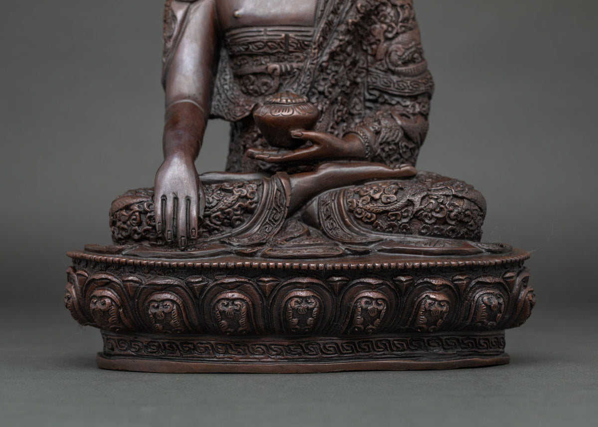 Oxidized Shakyamuni Buddha | The Supreme Teacher of Dharma