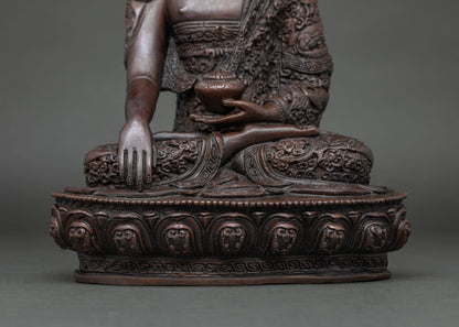 Oxidized Shakyamuni Buddha | The Supreme Teacher of Dharma