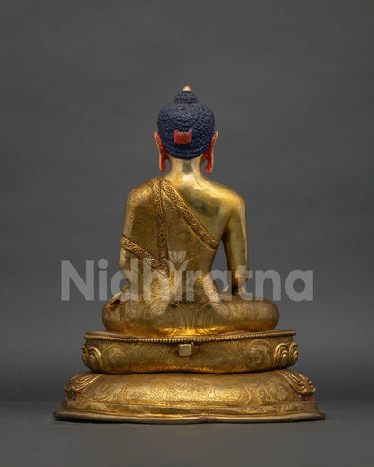 Shakyamuni Buddha Copper Statue | Exquisitely Handcrafted In Nepal