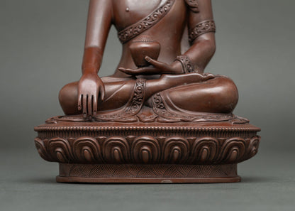 Shakyamuni Buddha Statue | Traditional Tibetan Buddhist Sculpture