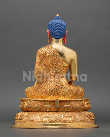 Shakyamuni Buddha | Sacred Meditation Copper Statue from Nepal