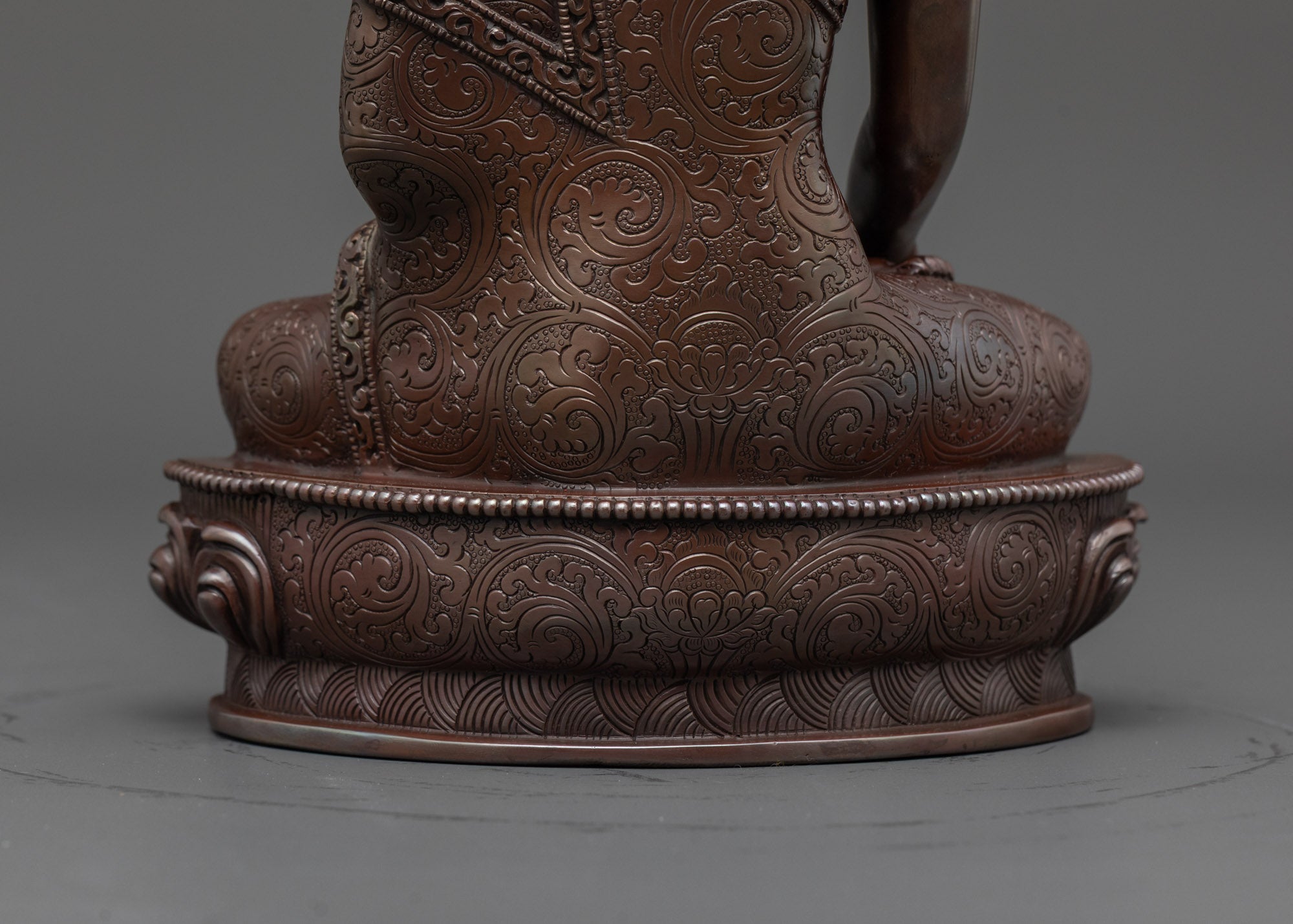 Oxidized Shakyamuni Buddha Statue | Sacred Art for Meditation