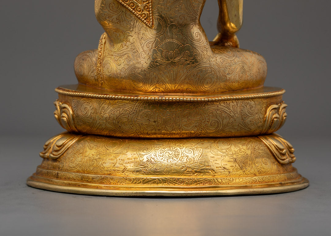 Shakyamuni Buddha Statue | Hand-Carved Nepalese Sculpture
