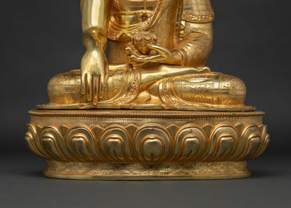 Elegant Shakyamuni Buddha Statue from Nepal | The Awakened One
