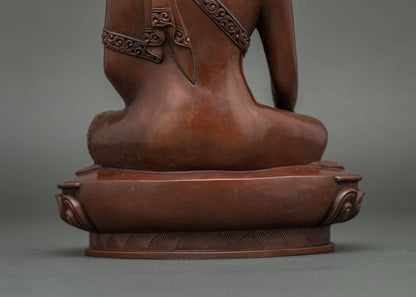 Shakyamuni Buddha Statue | Traditional Tibetan Buddhist Sculpture