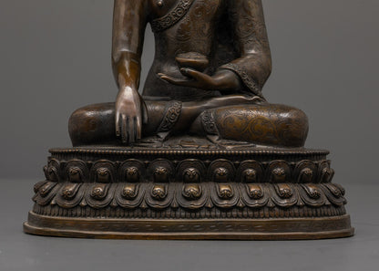 Buy Crowned Buddha Shakyamuni Statues | Handmade Sacred Art