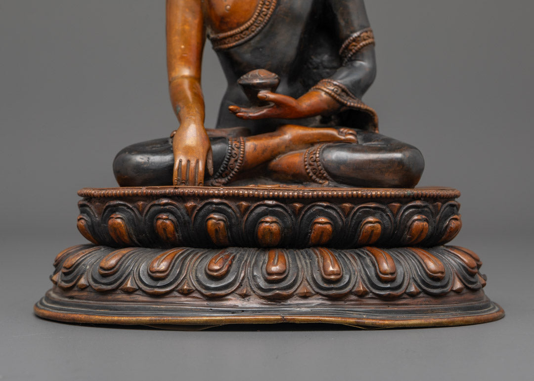 Tibetan Shakyamuni Buddha Sculpture |  Theravāda Buddha of Wisdom