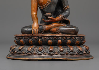 Tibetan Shakyamuni Buddha Sculpture |  Theravāda Buddha of Wisdom