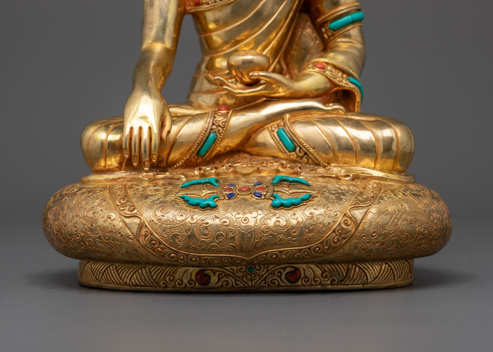 Shakyamuni Buddha Statue | Traditional Himalayan Buddhist Sculpture