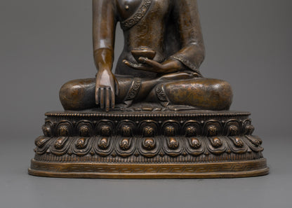 Buy Oxidized Shakyamuni Buddha Statue | Timeless Buddhist Sculpture