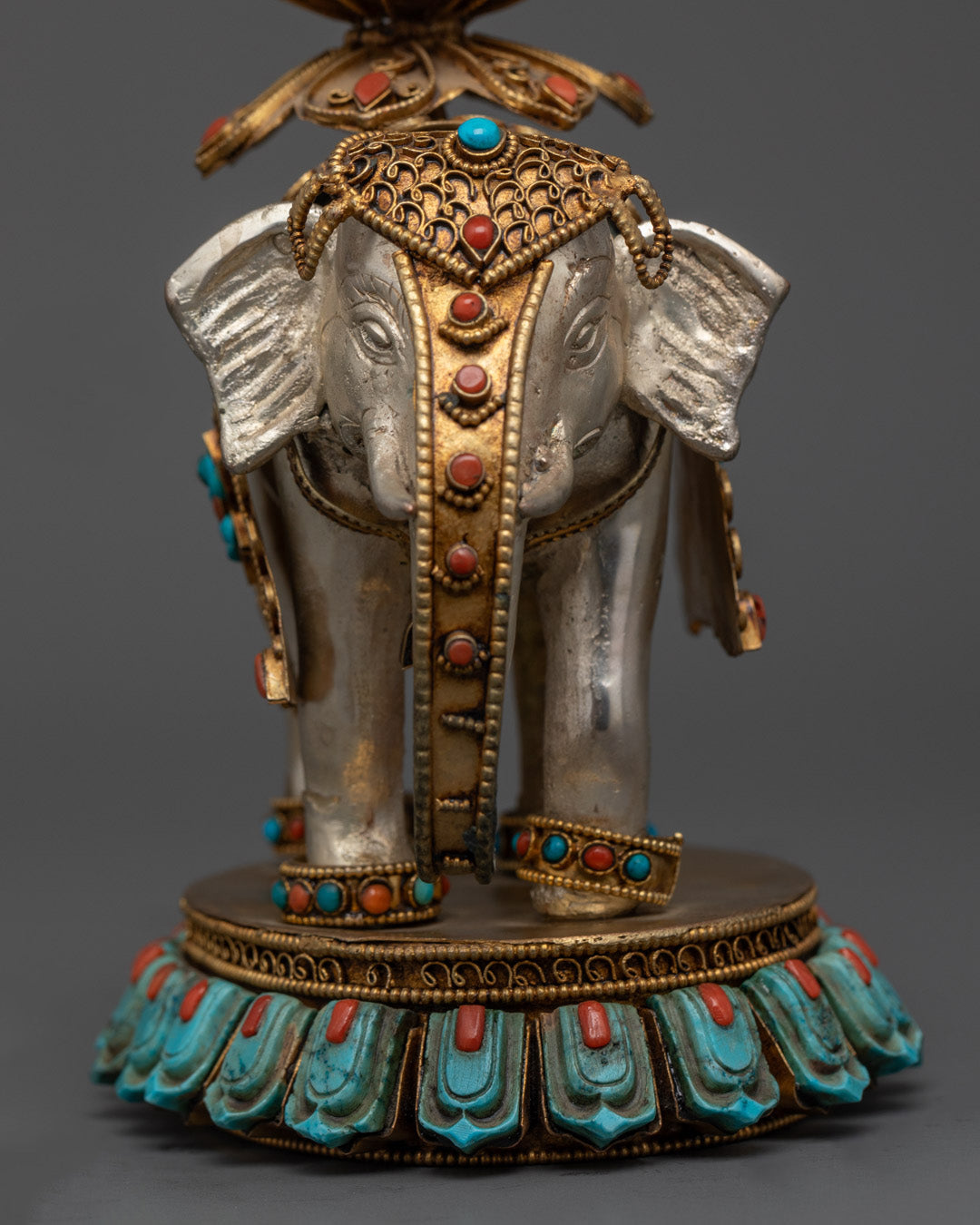 Shakyamuni Buddha on Elephant | Spiritual Feng Shui Decor