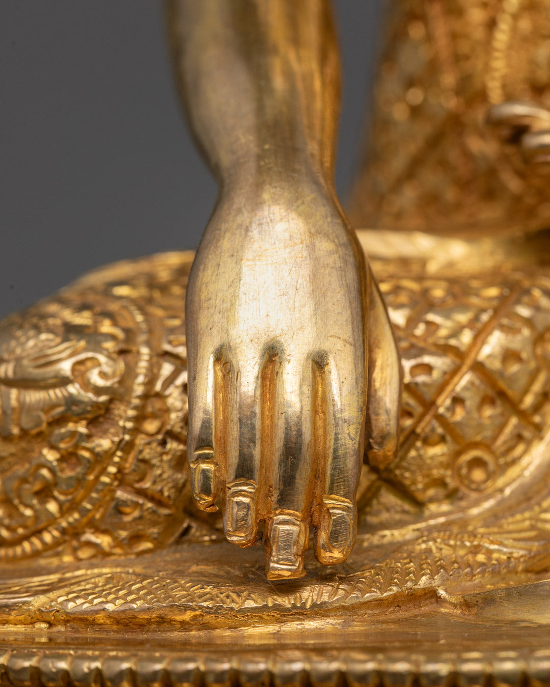 Tibetan Namo Shakyamuni Buddha Sculpture | Icon of Enlightenment