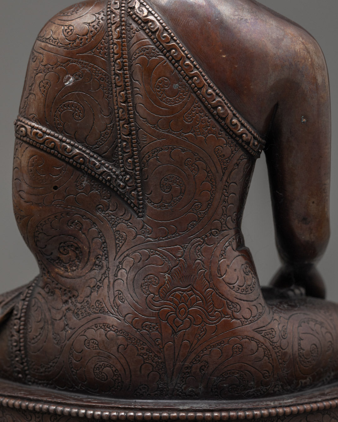 Oxidized Shakyamuni Buddha Figurine | Enlightenment Statue