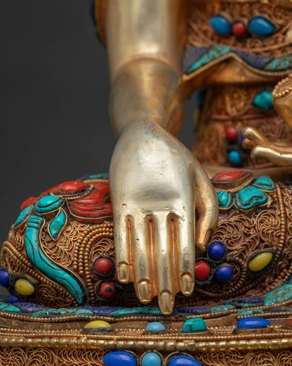 Historical Shakyamuni Buddha Statue – Handcrafted by Master Artisans
