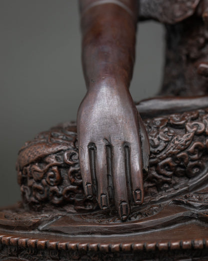 Oxidized Shakyamuni Buddha | The Supreme Teacher of Dharma