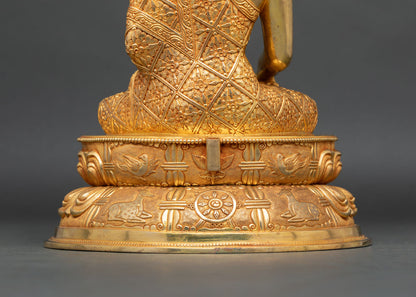 Shakyamuni Buddha | Sacred Meditation Copper Statue from Nepal