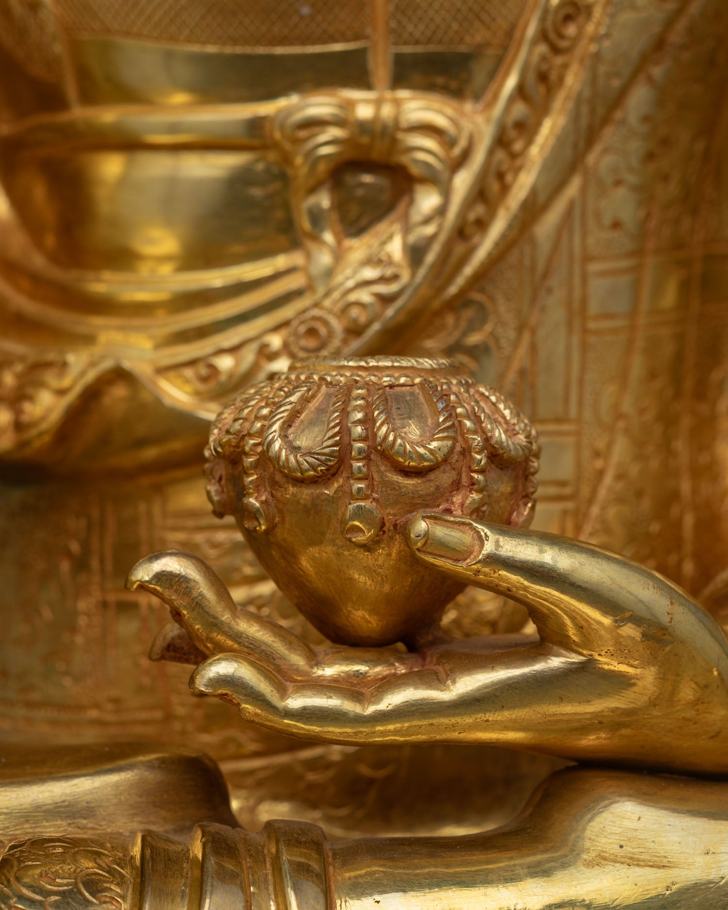 Elegant Shakyamuni Buddha Statue from Nepal | The Awakened One