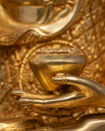 Tibetan Namo Shakyamuni Buddha Sculpture | Icon of Enlightenment