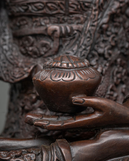 Oxidized Shakyamuni Buddha | The Supreme Teacher of Dharma