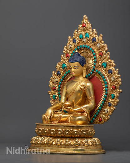 Vajrayana Shakyamuni Buddha Mantra Statue