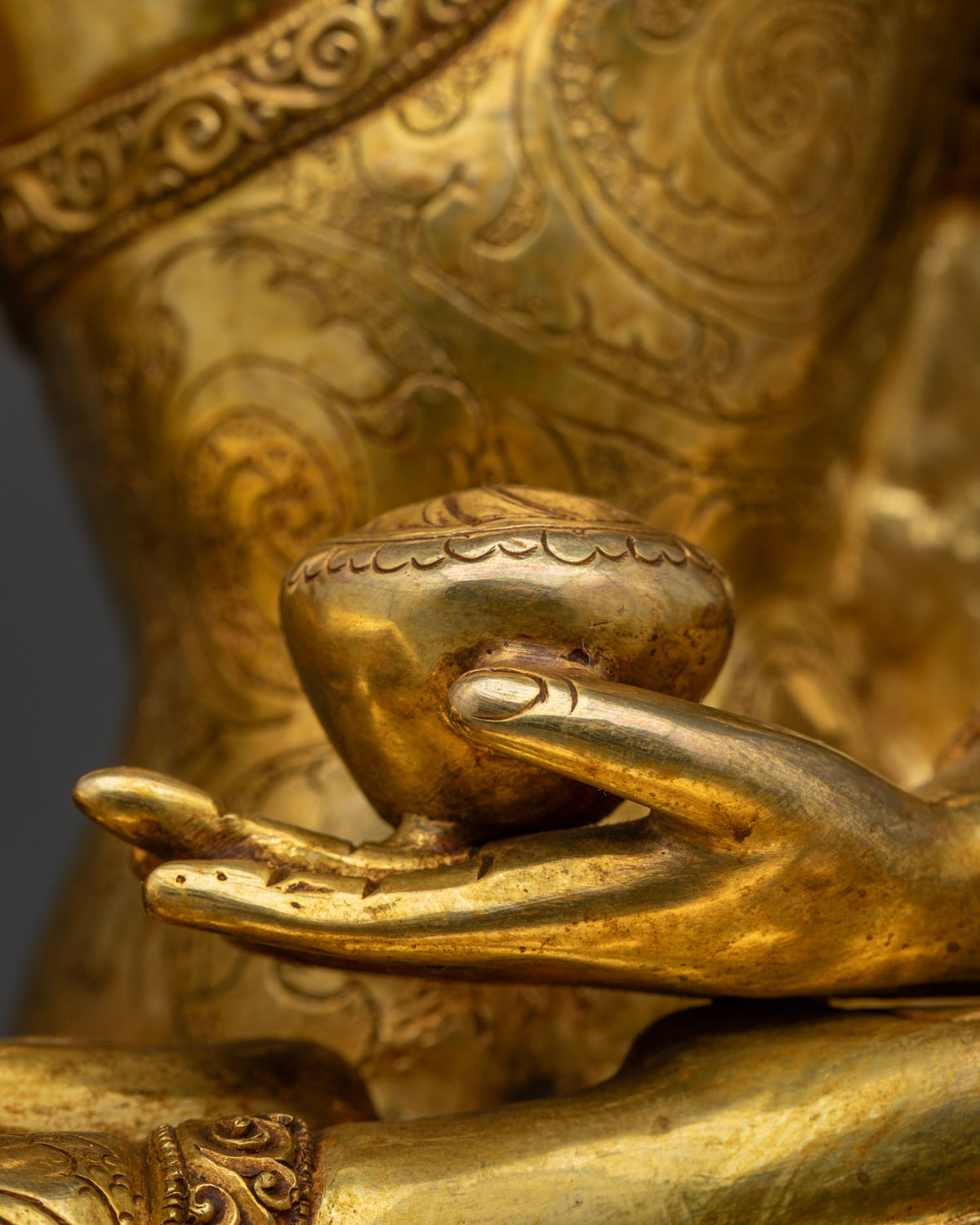 Shakyamuni Buddha Copper Statue | Exquisitely Handcrafted In Nepal