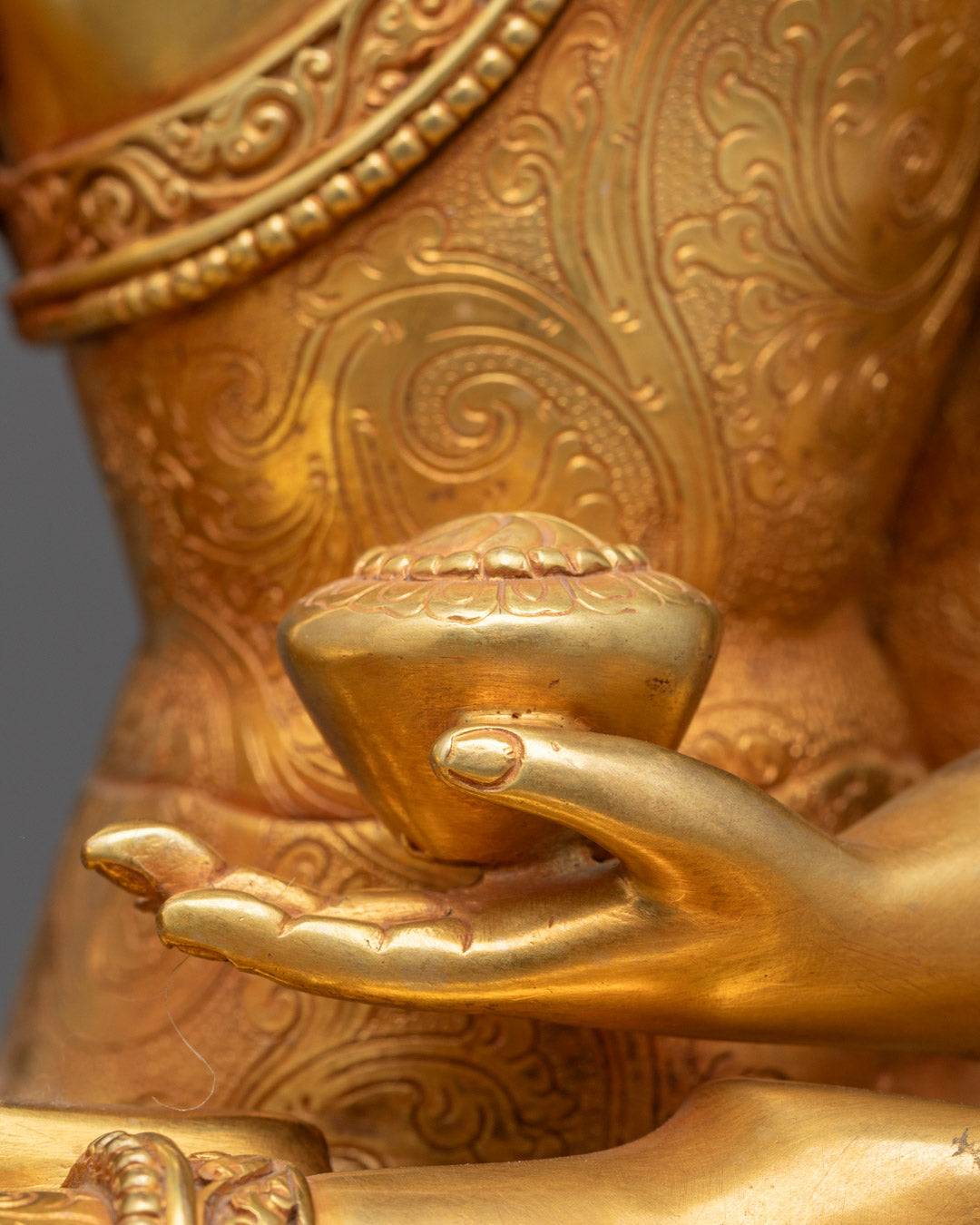 Shakyamuni Buddha Tibetan Statue | Sacred Himalayan Art