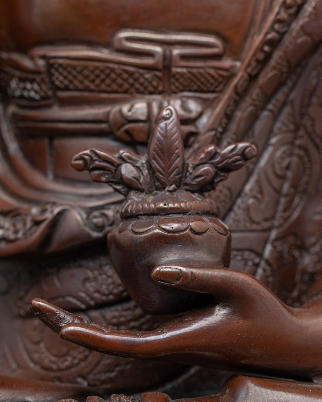 Oxidized Medicine Buddha Statue | Buddhist Healing Deity