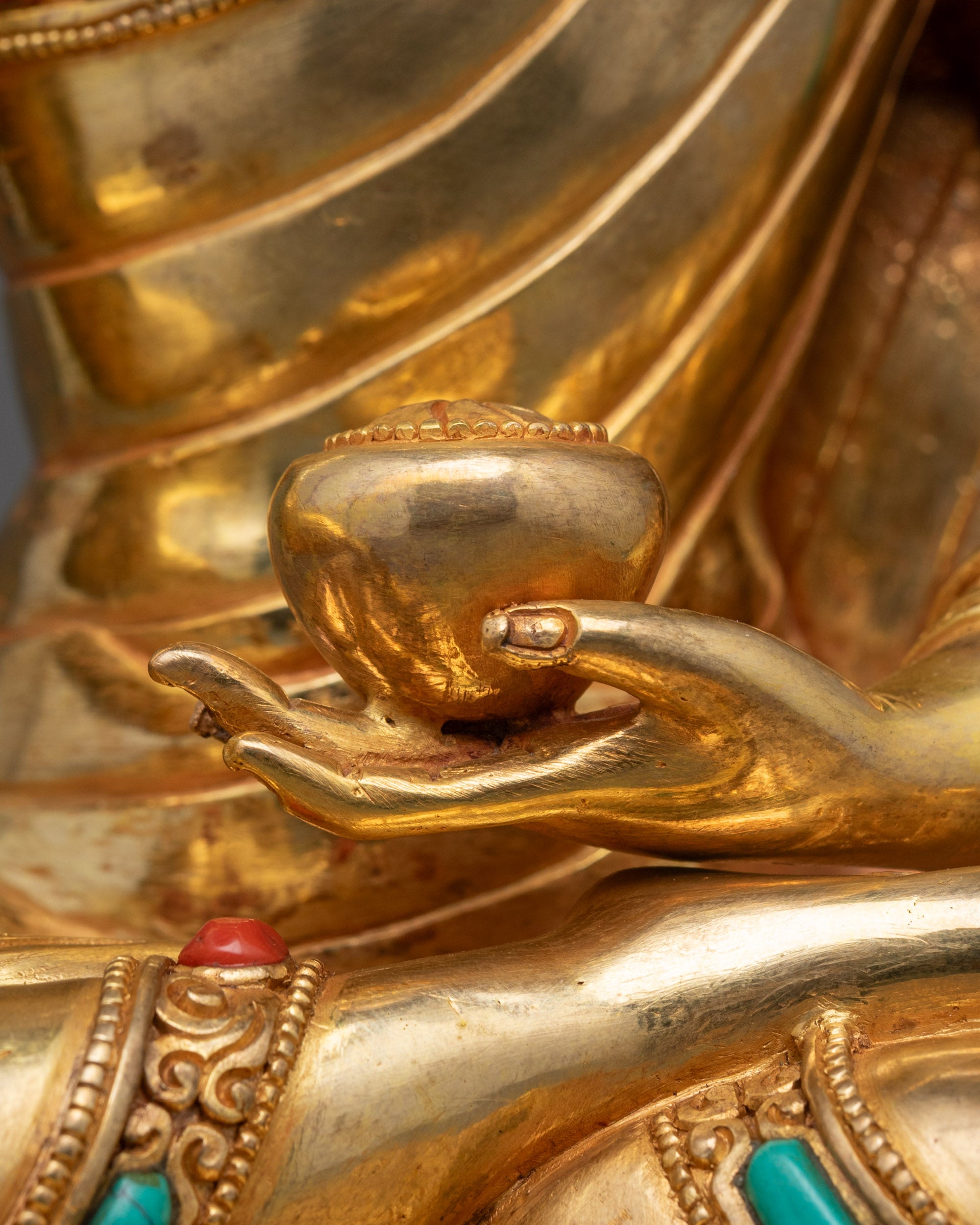 Shakyamuni Buddha Statue | Traditional Himalayan Buddhist Sculpture