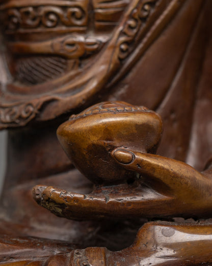 Oxidized Shakyamuni Buddha Statue | Mindfulness and Meditation