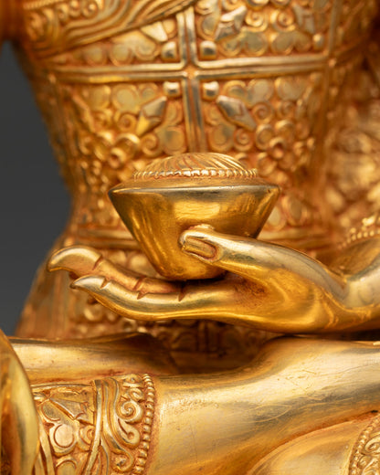 Shakyamuni Buddha | Sacred Meditation Copper Statue from Nepal