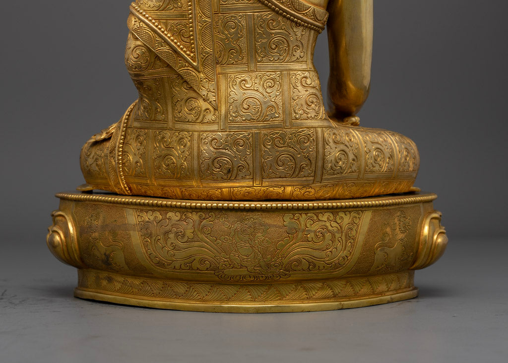 Handcraved Vajrayana Buddha Shakyamuni statues