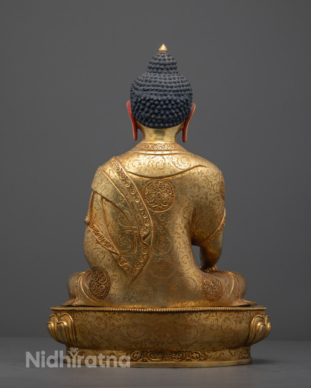 Handmade Awakened Buddha Shakyamuni Statue | Tibetan Meditation Deity