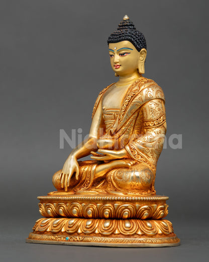 Shakyamuni Buddha |  Sacred Himalayan Devotional Sculpture