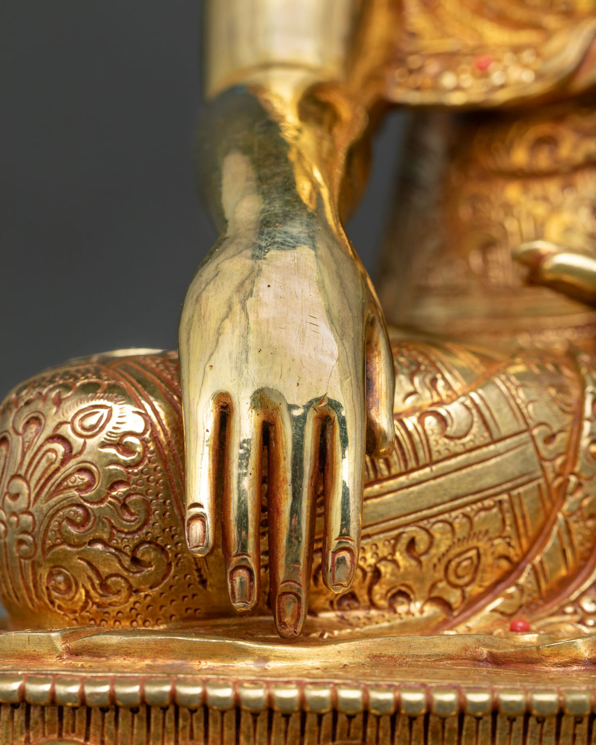 Shakyamuni Buddha Meditation Statue | Traditional Tibetan Buddhist Art