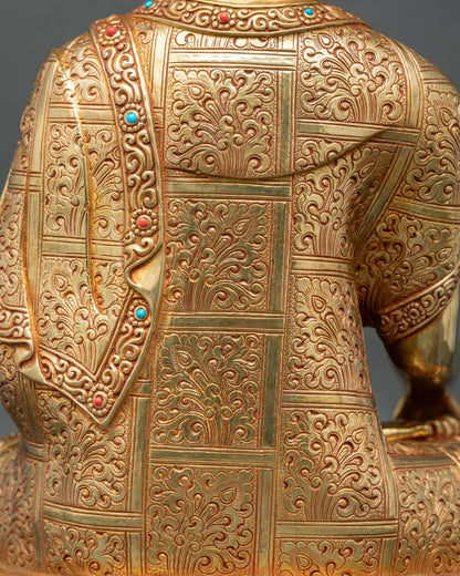 Shakyamuni Buddha Meditation Statue | Traditional Tibetan Buddhist Art