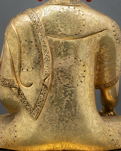 Buddha Shakyamuni Statue | Tibetan Buddhist Shrine Decor