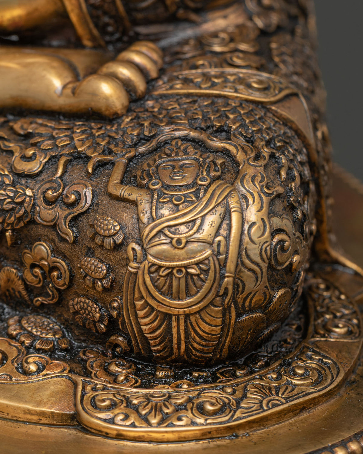 Solid Copper Shakyamuni Buddha Statue | Handcrafted In Nepal