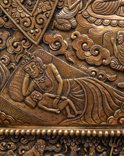 Solid Copper Shakyamuni Buddha Statue | Handcrafted In Nepal