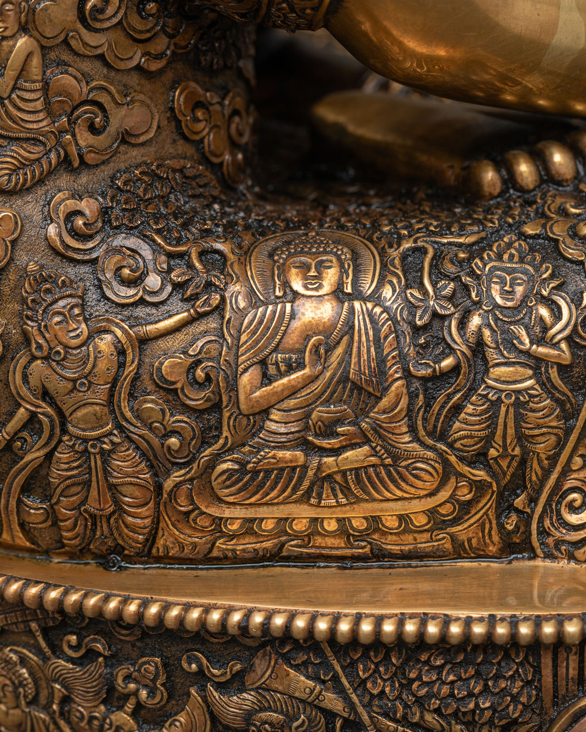 Solid Copper Shakyamuni Buddha Statue | Handcrafted In Nepal