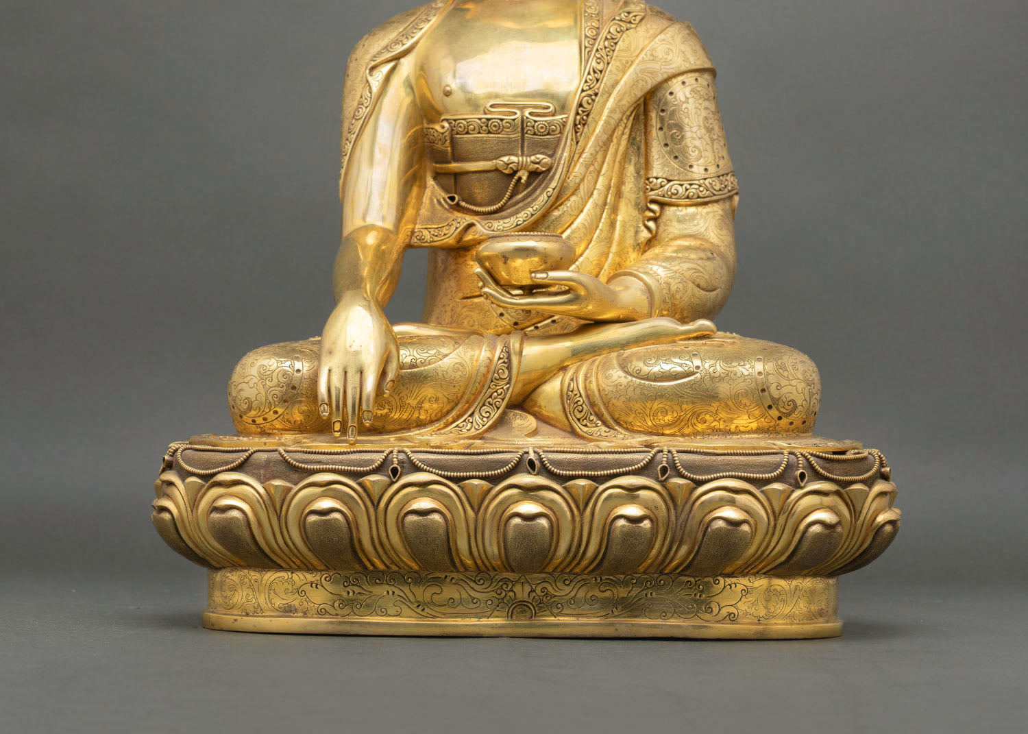 Buddha Shakyamuni Statue | Tibetan Buddhist Shrine Decor